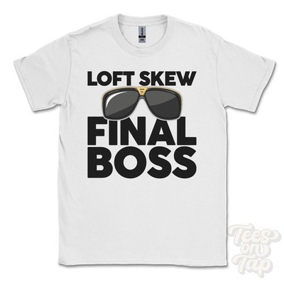 LOFT SKEW FINAL BOSS T-SHIRT lustiges Weihnachtsgeschenk Leyburn North Yorkshire England