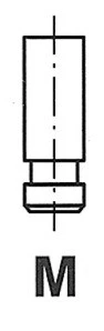 R3516/RCR ENGINE EXHAUST EX VALVE FRECCIA 2PCS NEW OE REPLACEMENT - Picture 2 of 5