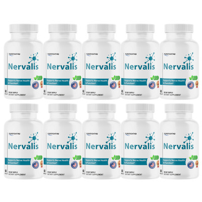Nervalis Advanced Nerve Formula Supports Brain Health & Function - 10 Bottles