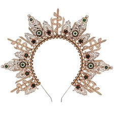 Medusa Snake Halo Crown, Spiked Gothic Goddess Headband  Gothic Medusa Crown...