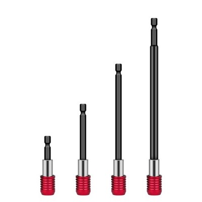 4 PCS Drill Bit Extension, 1/4'' Hex Magnetic Drill Extension Bit Holder, Dril...