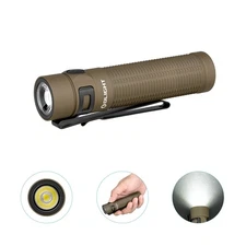 Baton 3 Pro Max Powerful EDC Flashlight Cool White - Magnesium Alloy Desert Tan