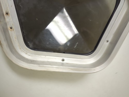 Vintage Van Bubble Window Boogie Van Porthole W/Frame Tinted West's Custom - Picture 9 of 16
