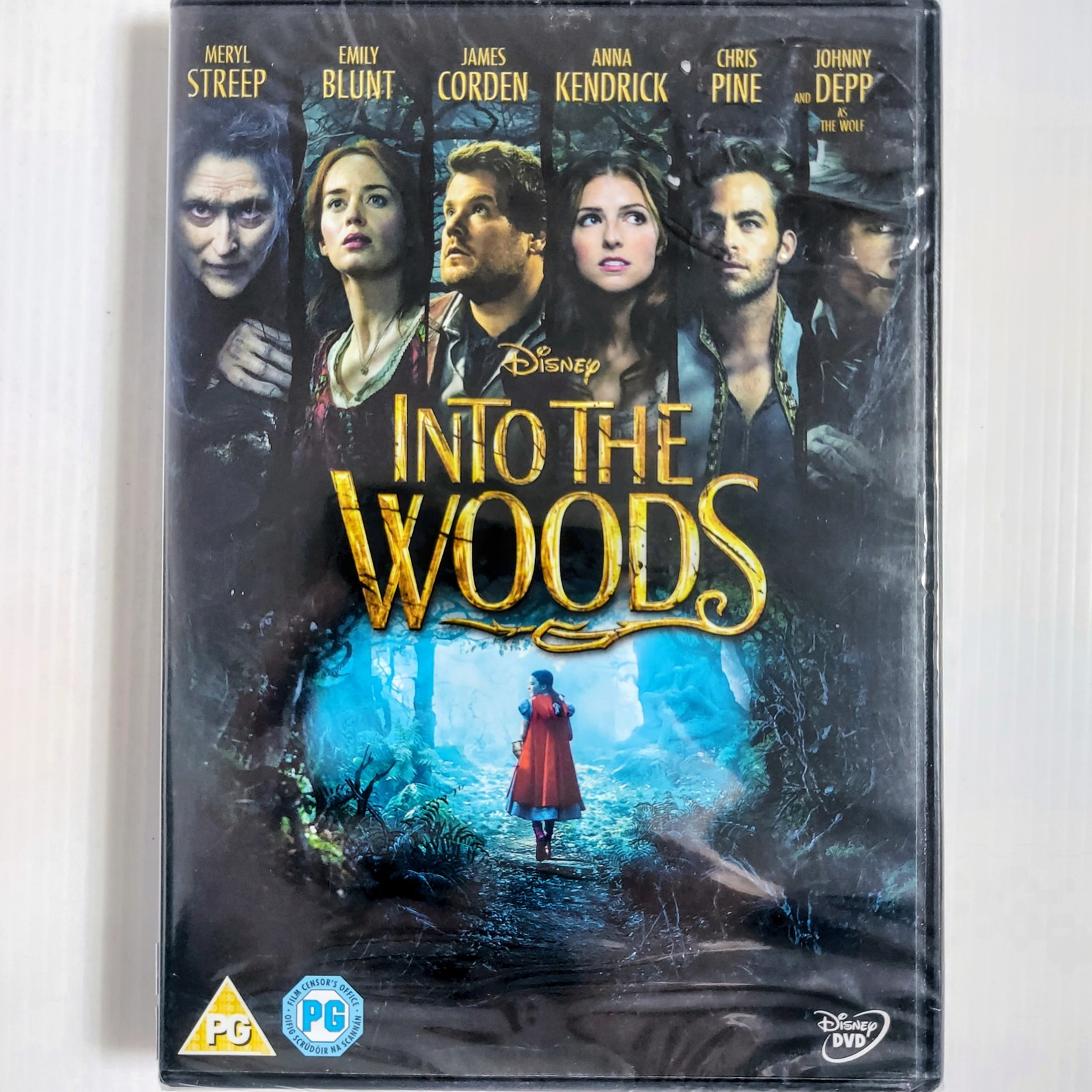 Into The Woods DVD Disney Musical Thriller Meryl Streep Emily Blunt Sealed