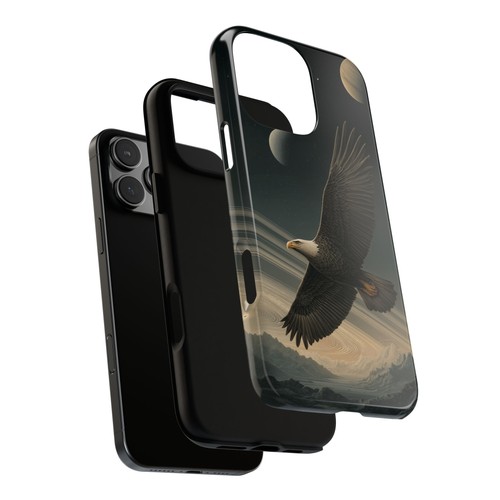 For iPhone | Samsung Galaxy | Pixel Phone Case - Eagle Flying Celestial Planets - 第 11/242 張圖片