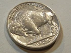 1936 buffalo nickel five cent US coin