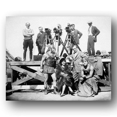 Ramon Novarro, Francis X. Bushman Photo 8x10 Ben-Hur 1925 Silent Film Set