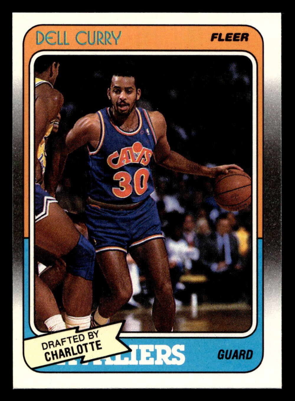 1988-89 Fleer #14 Dell Curry Near Mint+ RC Rookie Hornets Basketball