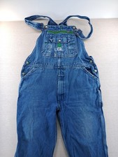 Liberty Bib Overalls Men s 40x25 Short Blue Denim Workwear Farmer Carpenter