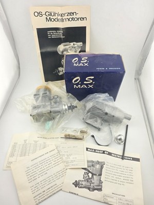 NEW Vintage 70s Series 72 OS Engine max H 60 Goldhead H60 GP RC Motor w Muffler