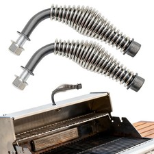 2 PCS 5 Inch Iron Spring Handle 1/2 Inch Rod BBQ Grill Wood Stove Cabinet