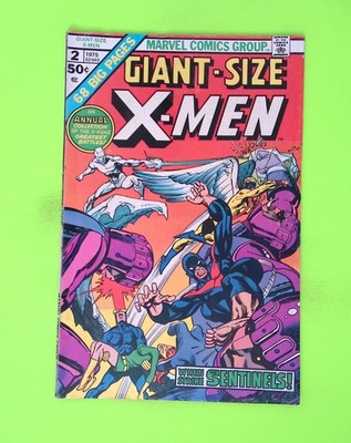 Giant-Size X-Men #2 Vol. 1 1975 Marvel Comics Giant Size 6.0 Comic Book W183-123