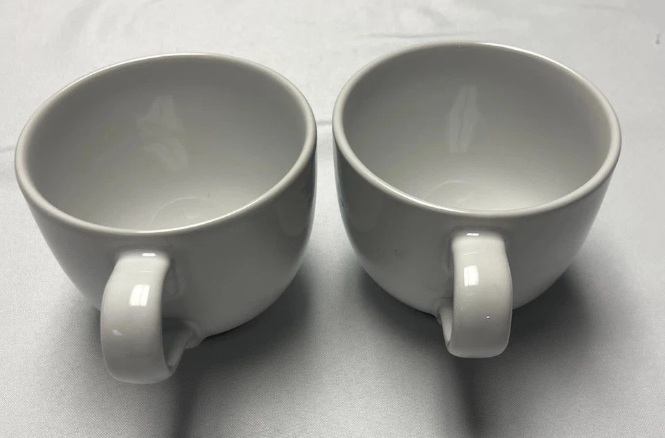 Juego de 2 tazas de café IKEA Bullra #15199 16 oz turquesa y óxido hechas en Tailandia Foto 4 de 4