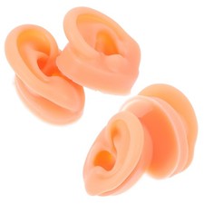 2 Pair Silicone Fake Body Parts Human Anatomy Model Earrings Display
