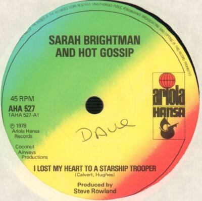 Sarah Brightman & Hot Gossip(7'' Vinyl)I Lost My Heart / Do Do Do-Ariola-VG/Ex