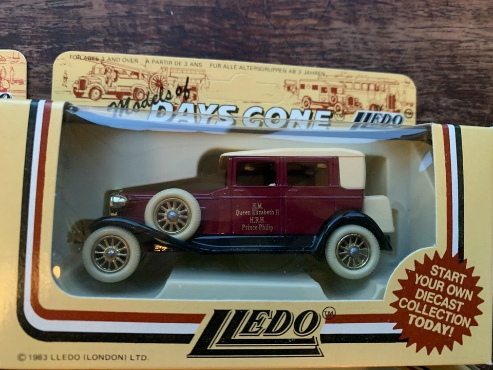 Lledo Lot x5 Diecast Vintage Rolls Royce Car Minder Gold Queen Days Gone — 第 3/4 张图片