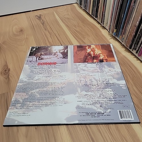 Lucio Fulci Zombie Roan Group Horror Laserdisc - Afbeelding 4 van 4