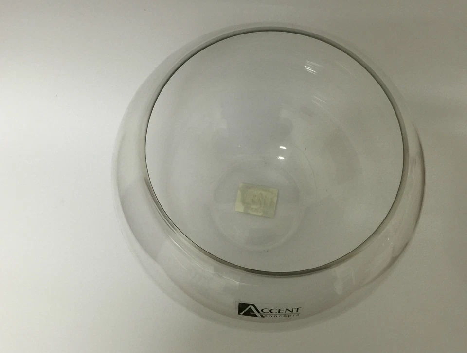 Fish Bowl 25cm Clear Glass Rose Bowl Pet Vase Dispaly Flower Party Home Decor - image 2 of 2