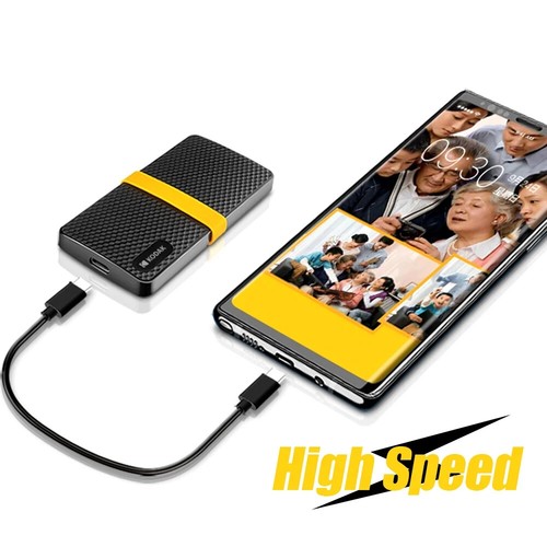Disque Dur Externe Portable Kodak SSD X200 USB 3.1 Type C 1To-512 Go-256 Go - Photo 7/14