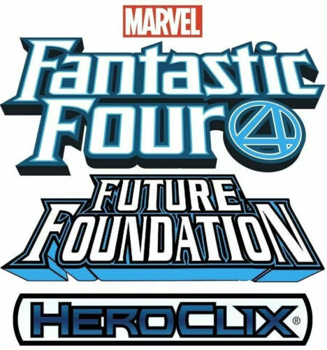 Complete Set + Chase Figures & Cards - Fantastic Four Future Foundation Heroclix