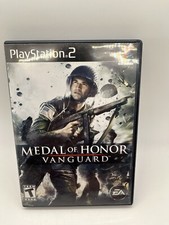 Medal of Honor: Vanguard (PS2, 2007) *CIB* Great Condition Black Label FREE SHIP