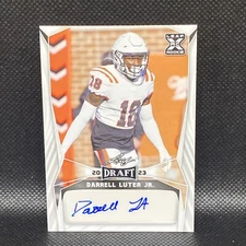 2023 Leaf Draft Autographs White Auto #BA-DLJ Darrell Luter South Alabama