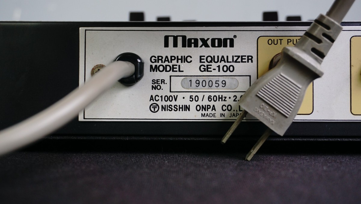 Maxon GE-100 Vintage Graphic Equalizer - 100V | eBay