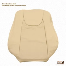 For 2010 to 2015 Lexus RX350 RX450H Driver Top Perforated Leather Cover In Tan