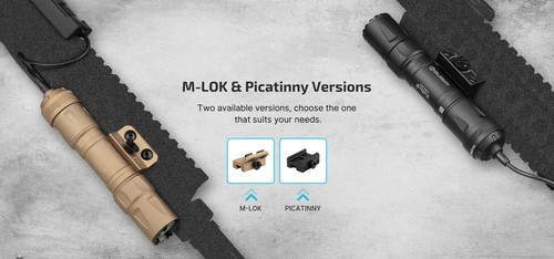 Linterna de montaje en riel recargable Olight Odin S 1500 lúmenes (MLOK-Tan) - Imagen 6 de 10