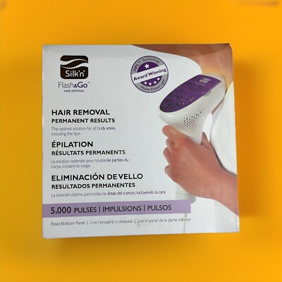 Silk'n Flash Hair Removal Device. Open box tested Once