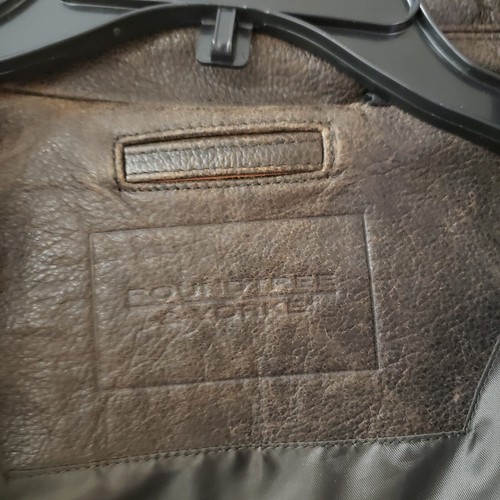 XXL Men's Leather Jacket Buffalo Genuine Luxury Roundtree & York New with Tags - Picture 10 of 13