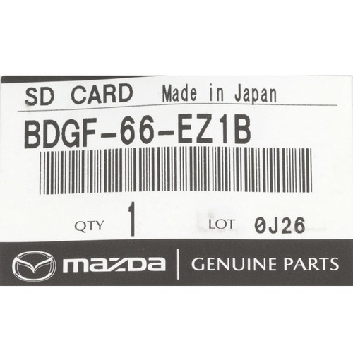 OEM NEW Genuine Mazda Navigation GPS SD Card 2019-20 Mazda 3 CX-30 BDGF-66-EZ1B - 第 3/4 張圖片