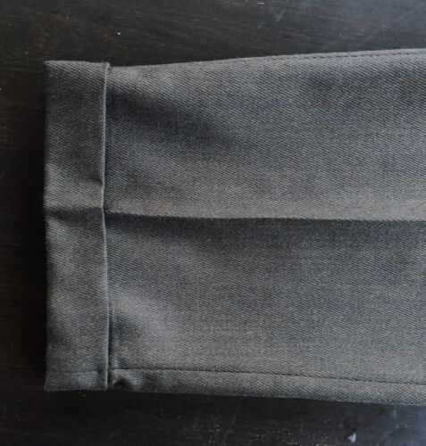 Bills Khakis M2P Pants Pleated Cuffed Twill 100% Wool 34x30 Dark Brown Made USA - Picture 5 of 12