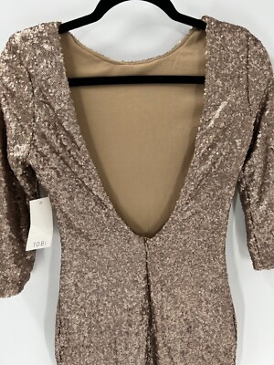 slim fit dress slacks Graduated Sequin Dress – Elie Tahari main image 1
