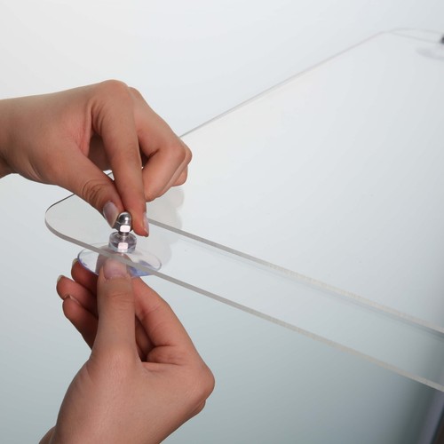 Acrylic Clear Sign Holder for Window Portrait 11x14 Inch Advertising Board - Picture 11 of 18
