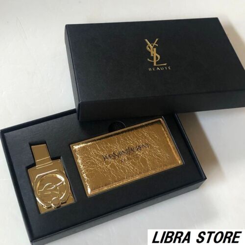 RARE Yves Saint Laurent YSL Phone Ring & Mirror SET Not For Sale EXPRESS JAPAN - Picture 1 of 5
