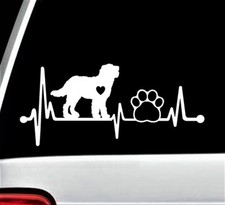 Love My Labradoodle Doodle Dog Paw Decal Sticker Car Window BG 154