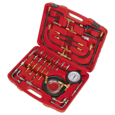 Sealey Fuel Injection Pressure Test Kit Garage Workshop DIY