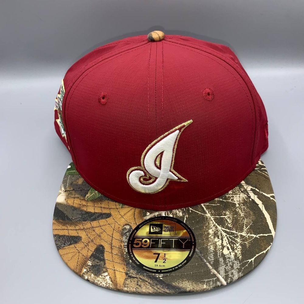 Cleveland Indians Guardians Hat Men 7 1/2 Realtree 59Fifty New Era