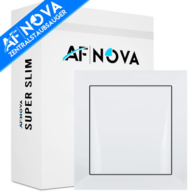 Saugdose AF NOVA SLIM quadrat für Zentralstaubsauger Weiß