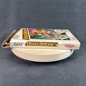 Nintendo NES - Vegas Dream - Game, Box, & Dust Cover - No Manual - Tested