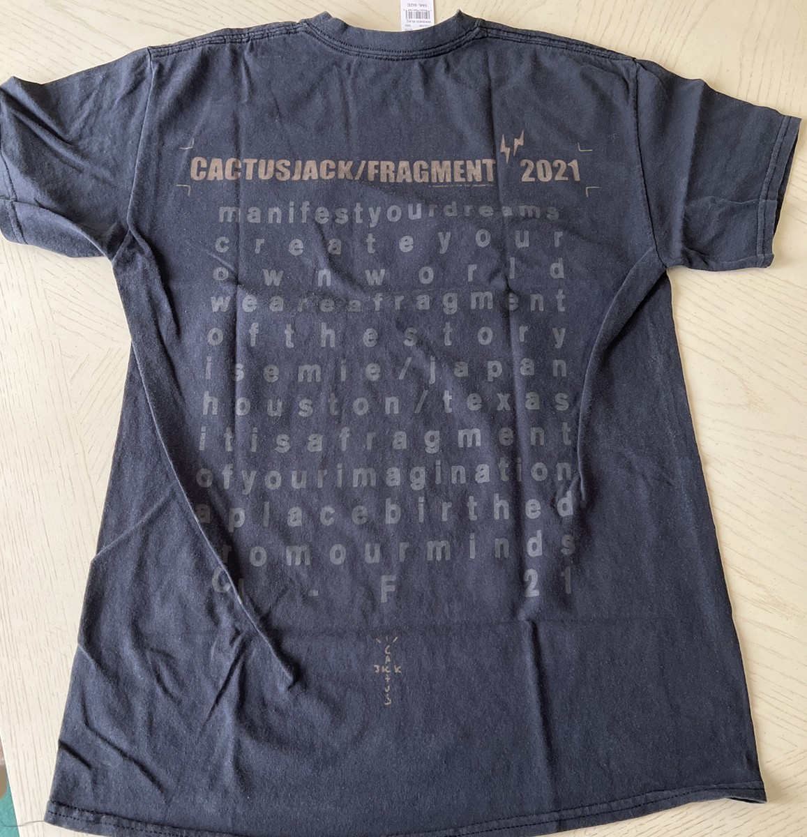 Cactus Jack For Fragment Create Tee サイズM s-l400.jpg