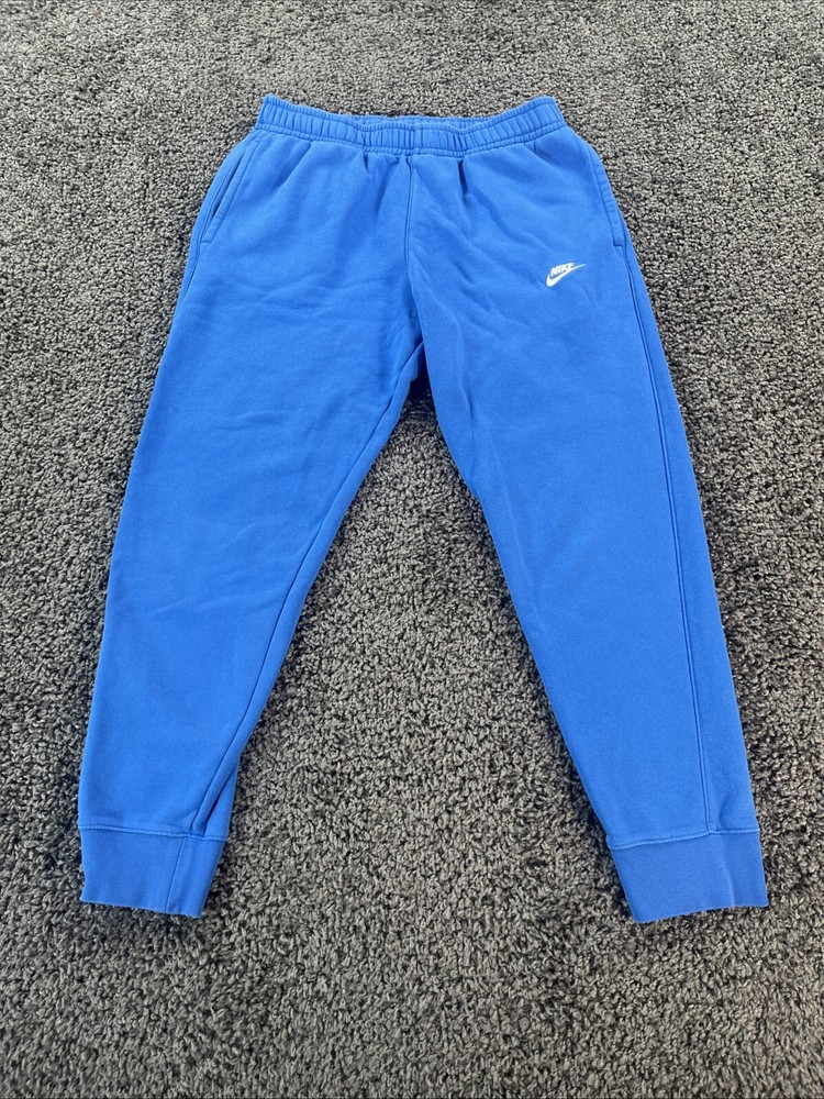 Nike Sportswear Club Fleece Light Blue Jogger Pants Men’s Size Large BV2671-403