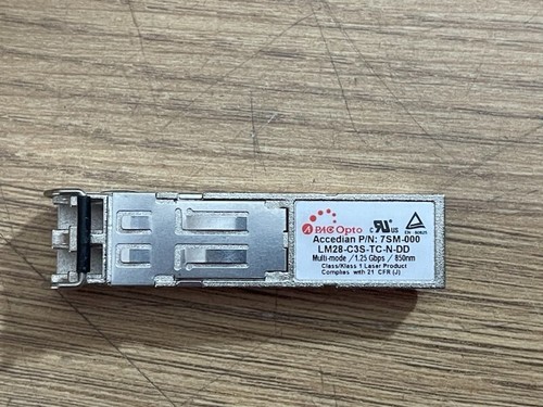 Pac Opto Accedian P/N: 7SM-000 LS28-C3S-TC-N-DD Multi-Mode / 1.25Gbps / 850nm - Afbeelding 4 van 4