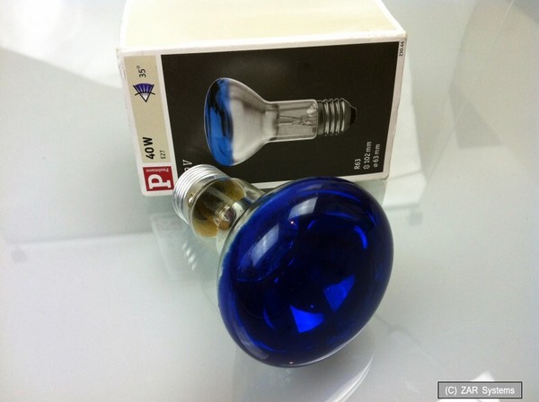 Paulmann 23044 Reflektor Leuchtmittel GlüHbirne R63 40W E27 102Mm 63Mm Blau Blue-image