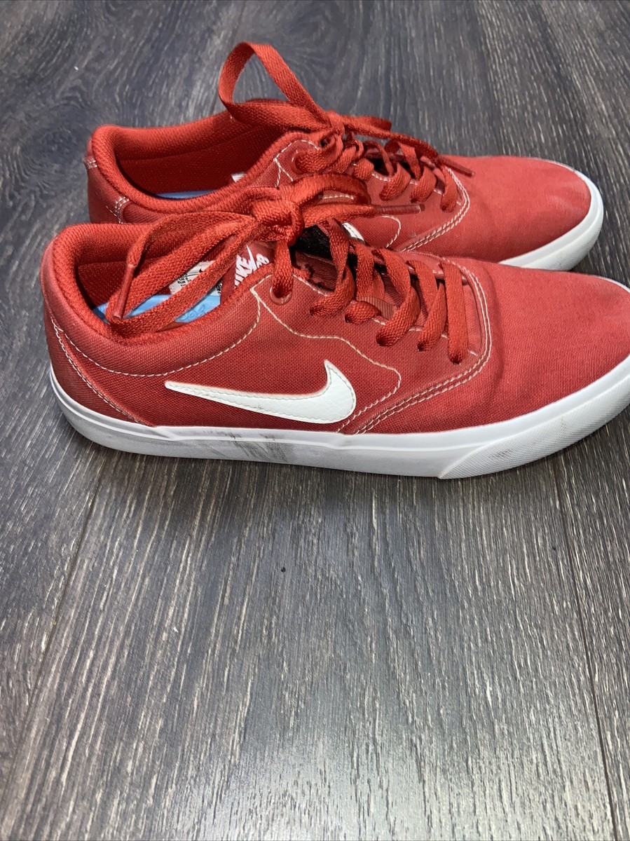 nike sb charge canvas red