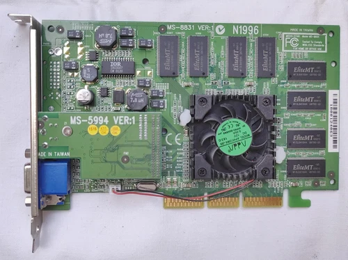 Nvidia Geforce2 GTS, AGP4x Video card,Grafikkarte with 64mb memory