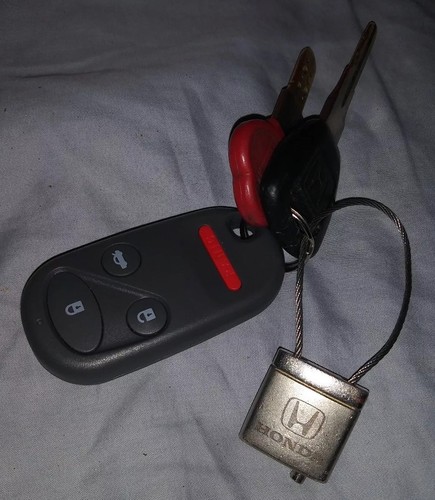 Keyless Entry Remote Key Fob For 1999-2002 Honda Accord – Black, Self-Programmable With Battery