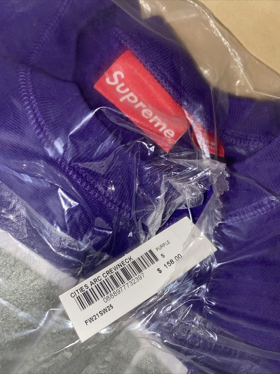 Supreme Cities Arc Crewneck Small Brand New In Package Rare Supreme Cities Arc Crewneck Small Brand New In Package Rare