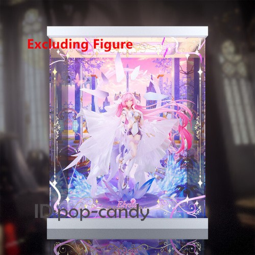 Acrylic Display Case Lights Fit APEX-TOYS Honkai Impact 3 Elysia 1/7 Figure Toy - Picture 5 of 6